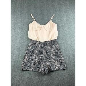 Accidentally in Love Women's XS Animal‎ Print Romper
